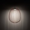 Lampa wisząca kolor ceglany ażurowa druciana owalna minimalistyczna loftowa uniwersalna klasyczna SPHERA L 11302 TK-LIGHTING
